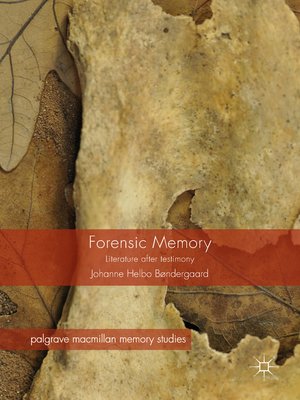 cover image of Forensic Memory